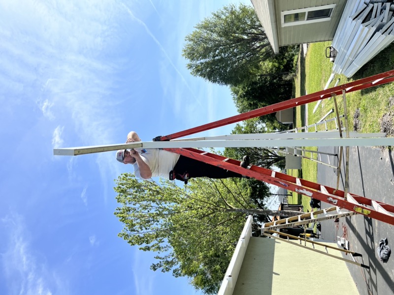 Steel gutter installation service Lakeland